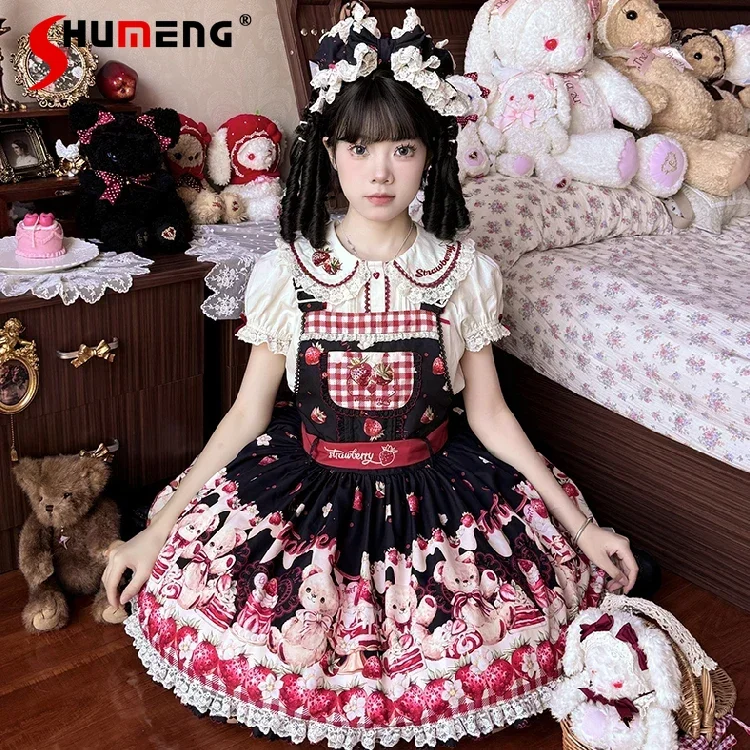 white christmas dresses Country Style Suspender Dress main image 1