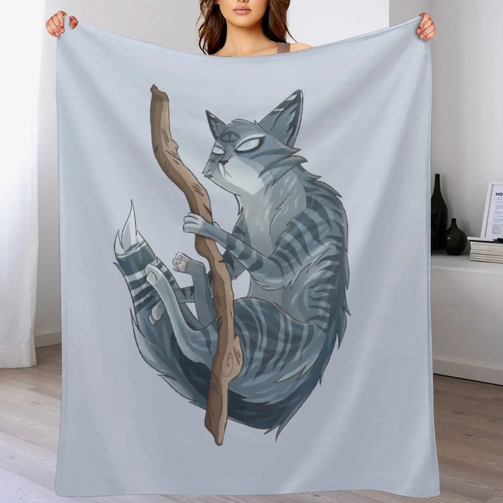 

Jayfeather Throw Blanket Stylish Decor Blanket Gift for Friends Roommate