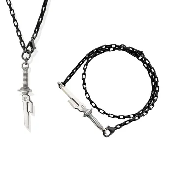 Anime Jujutsu Kaisen Fushiguro Toji Cosplay Kolye Unisex Kılıç Mızrak Tianri Bıçak Kolye Gerdanlık Takı Aksesuarları Hediyeler