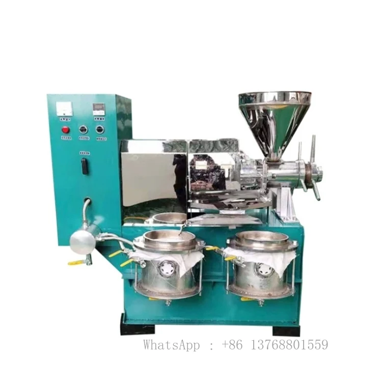 Palm Rapeseed Automatic Screw Sesame Olive Oil Press Machine With Oil Filter For Sale