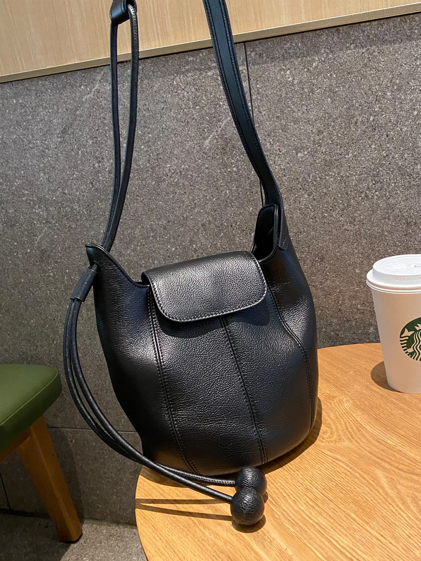 

Мягкая сумка-ведро из воловьей кожи с принтом тыквы, сумка через плечо на одно плечо, женская сумка Ele Sle, осень-зима, Новое поступление