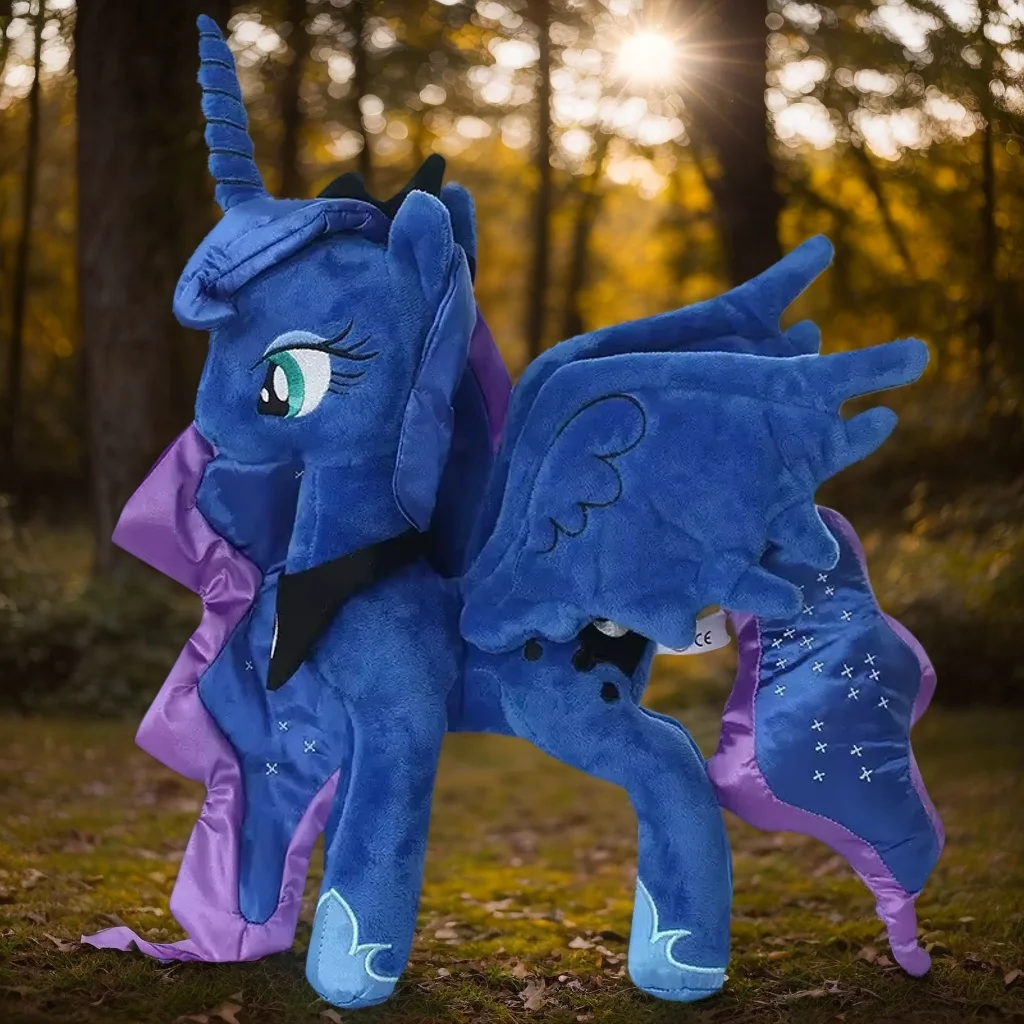 Image of 35/30CM My Little Pony Plüschtiere Twilight Sparkle Pinkie Pie Fluttershy Rainbow Dash Weiche Gefüllte Einhorn-Spielzeuge als Geschenk für Kinder