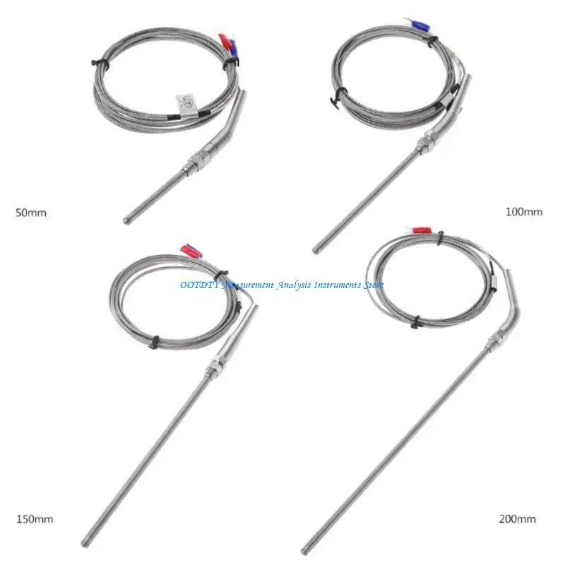 

367D 50mm/100mm/150mm/200mm Stainless Steel Thermocouple 0-400℃ Temperature