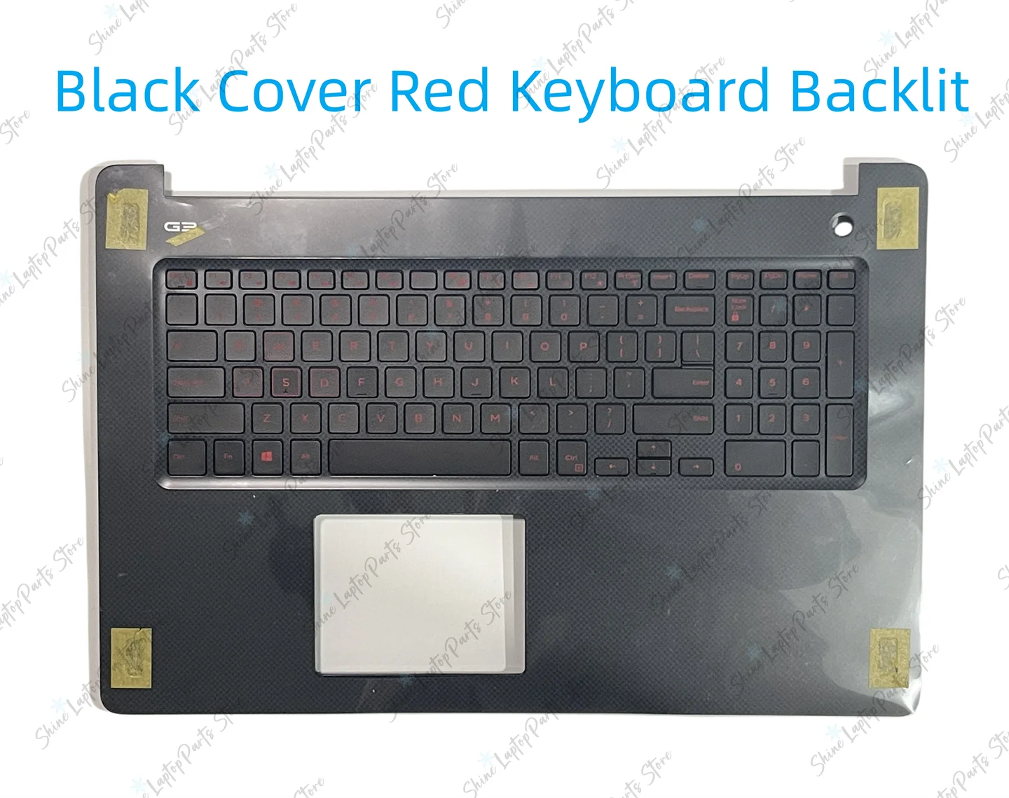 Imagem -03 - Backlit Palmrest c Capa para Dell Teclado para Dell g3 3779 0d6ndw 3779 Novo