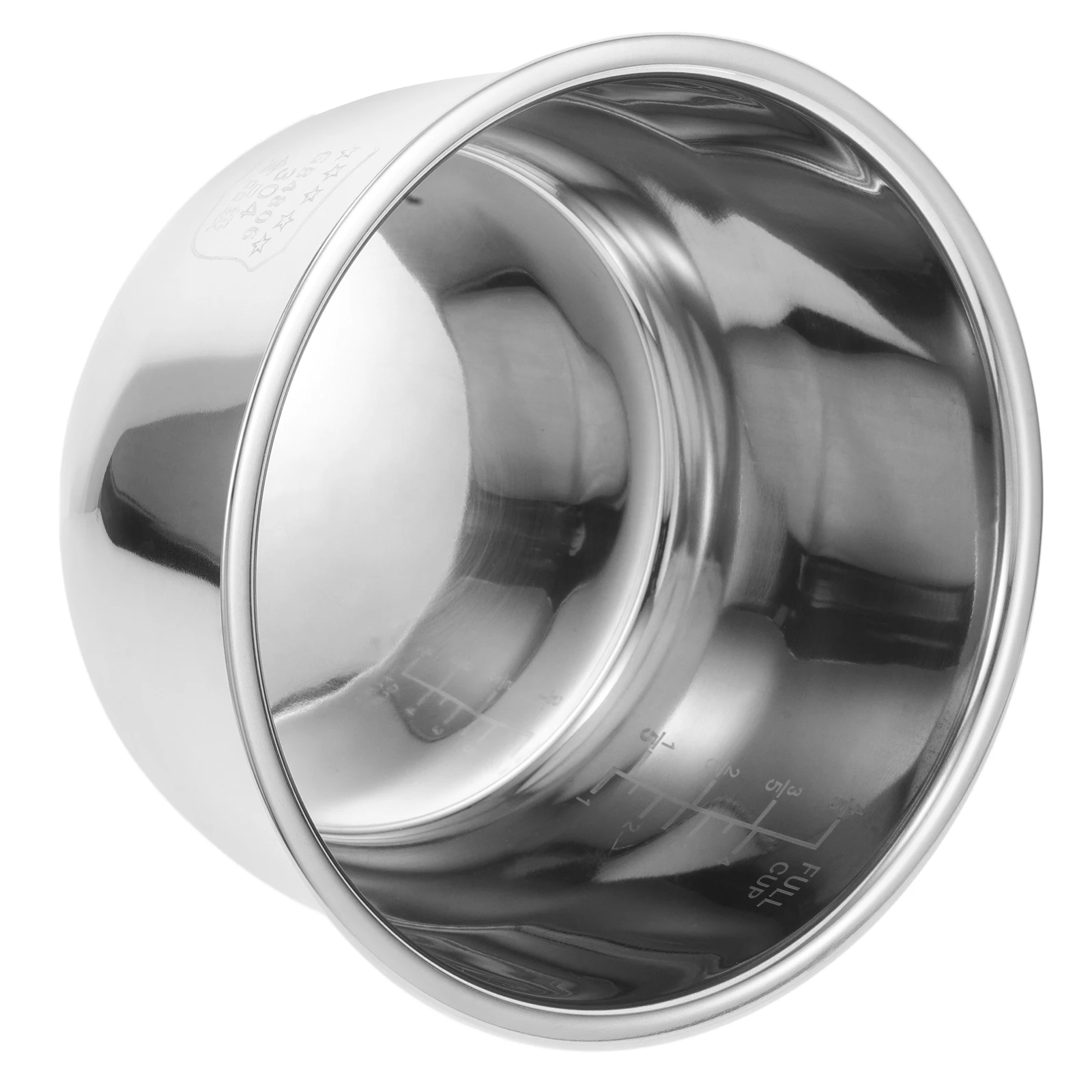 

Electric Cooker Inner Pot 304 Stainless Steel Thickened Bottom Replacement for Rice Cooker Metal Liner Container Accessories
