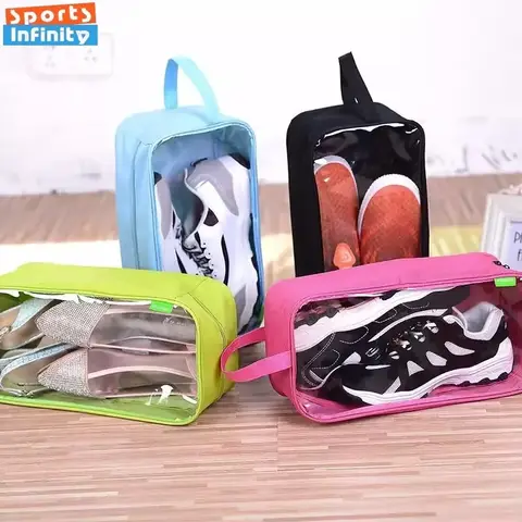 스포츠 수영 가방 신발 보관 가방 투명 신발 가방 방수 방진 금형 증거 여행 신발 커버 여행 유물