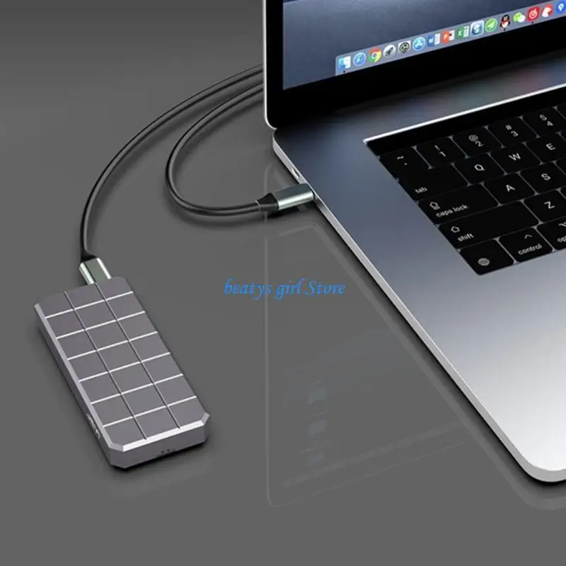 

C7AB Dual M.2 SSD Enclosure Case NVMe SSD Disk BOX For PCIE M B+M