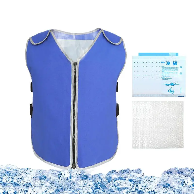 

Cooling Ice Vest Cooling Vest With Adjustable Strap Sports Cool Vest Bundle With 20 Pcs Ice Packs For Teens Men And Women For