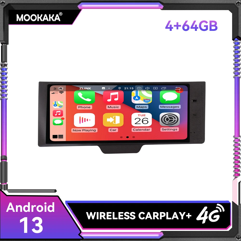 17 بوصة مساعد الطيار شاشة تعمل باللمس ل دودج رام 1500 2500 2013-2018 أندرويد 13.0 سيارة السيارات ستيريو لتحديد المواقع الترفيه مشغل وسائط متعددة