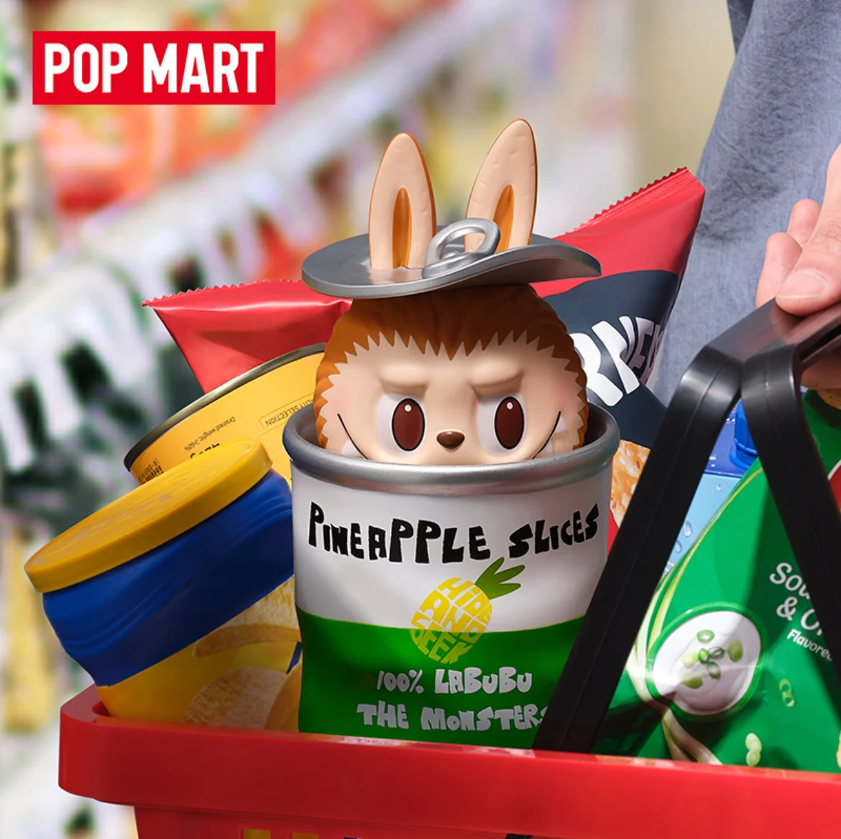 정품 팝마트 버블마트 괴물들은 보이지 않습니다. 내 시리즈의 피규어, 캔버스 블라인드 박스 장난감 선물 및 장식품