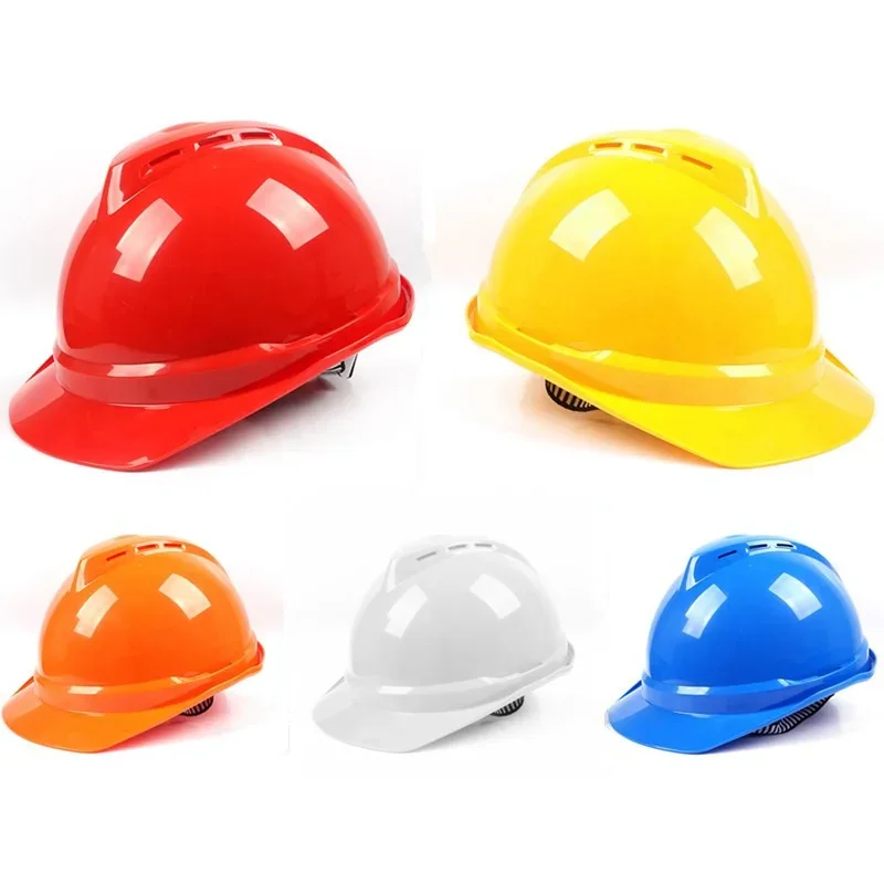 Adjsutable ThickenedOutdoor Working Safety Hard Hat Construction Workplace ABS Material Protective Cap