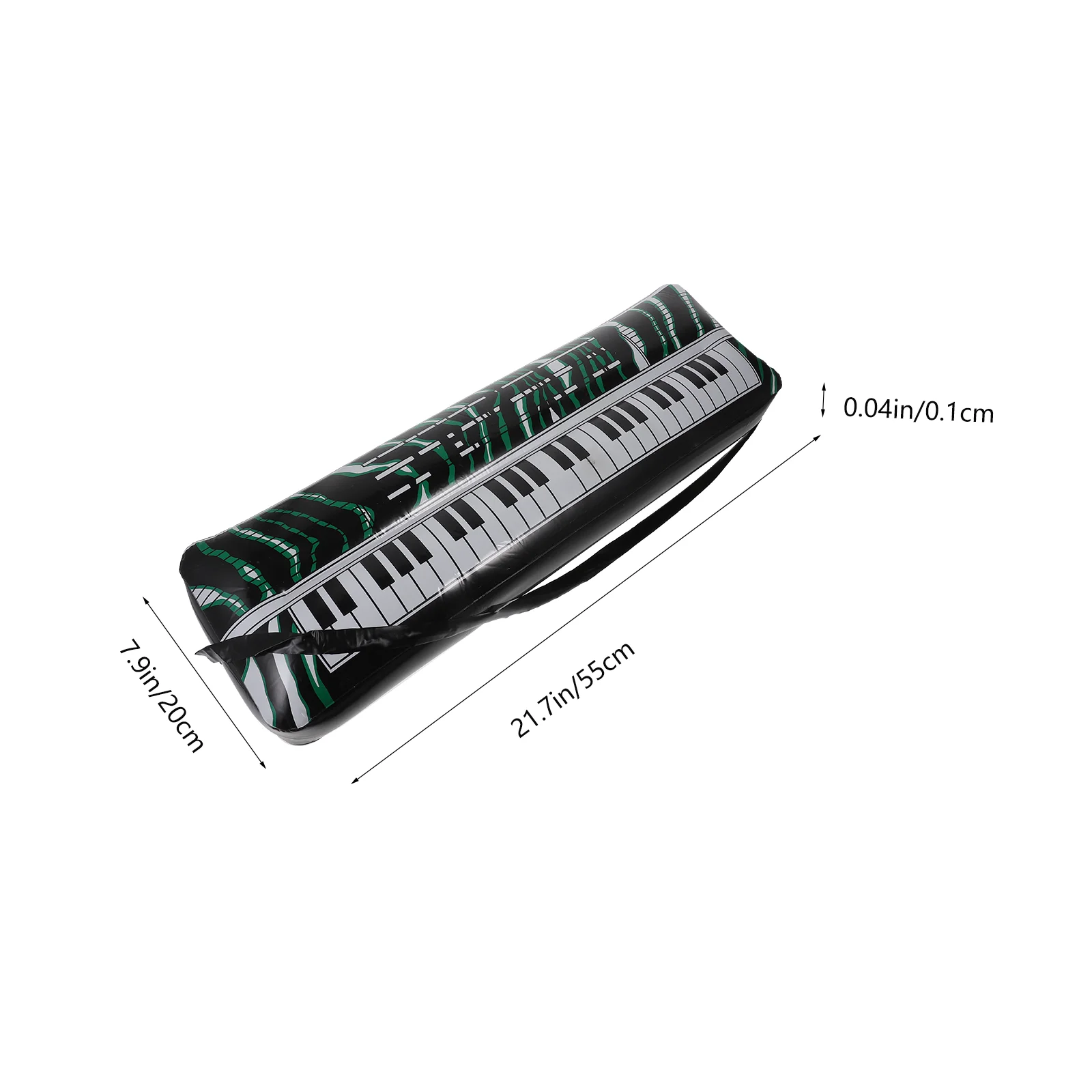 Toy Inflatable Electronic Keyboard PVC Instrument Keyboards Musical Inflation Child