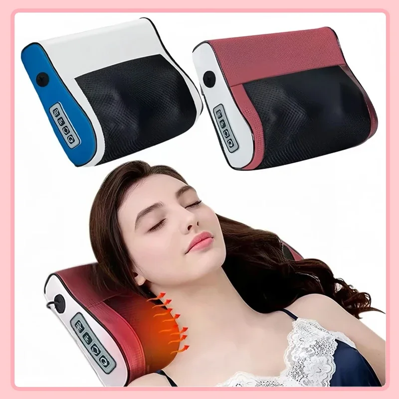 

Multi Functional Neck and Shoulder Massager, a Household Neck and Back Kneading Tool with 6 Adjustable Hot Compress Massage Func