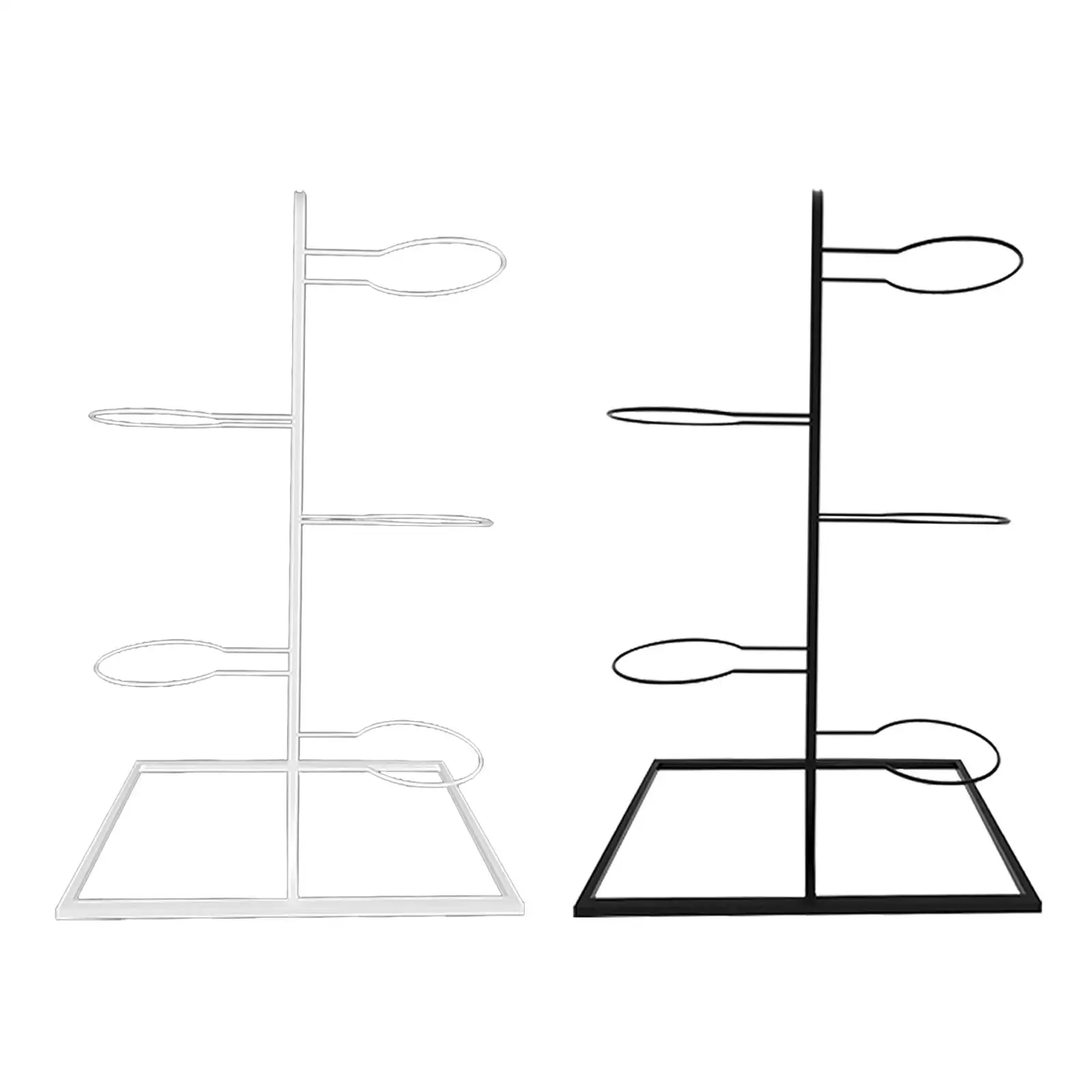 Basketball Storage Shelf, 5 Tiers Ball Rack Metal Indoor Basketball Storage Display Stand Vertical Ball Storage for Garage