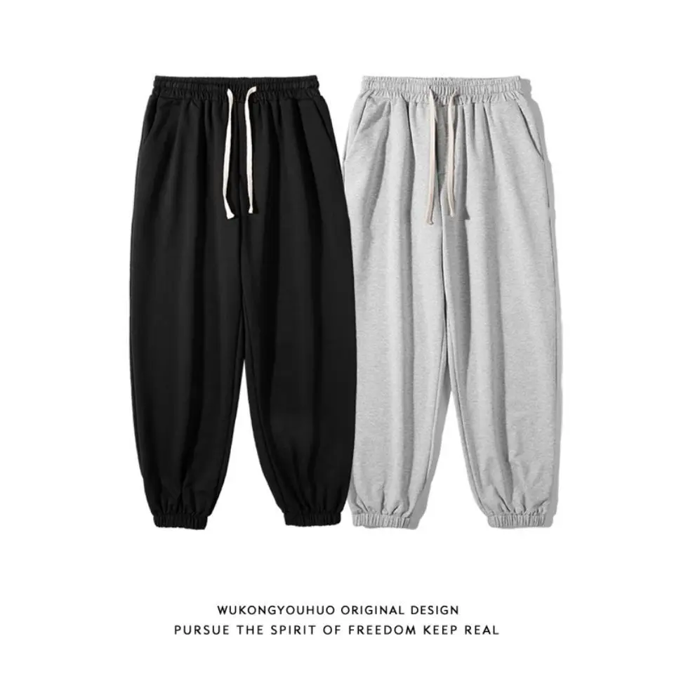 Spring 2024 New Men Women Long Pants Autumn Mens Casual Fleece Sweatpants Soft Sports Pants Jogging Pants