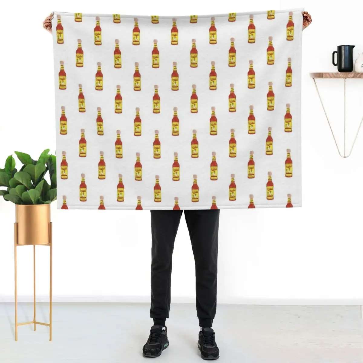 

Let's get spicy! Mexican Hot Sauce Throw Blanket Air Conditioner Soft Blanket for Office Home