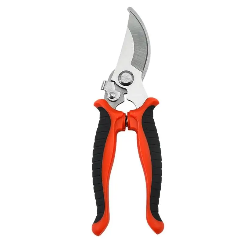 Garden Shears Pruning Pruning Scissors With Locking Handle Bypass Gardening Hand Pruners Tools Sharp Cutter Secateurs