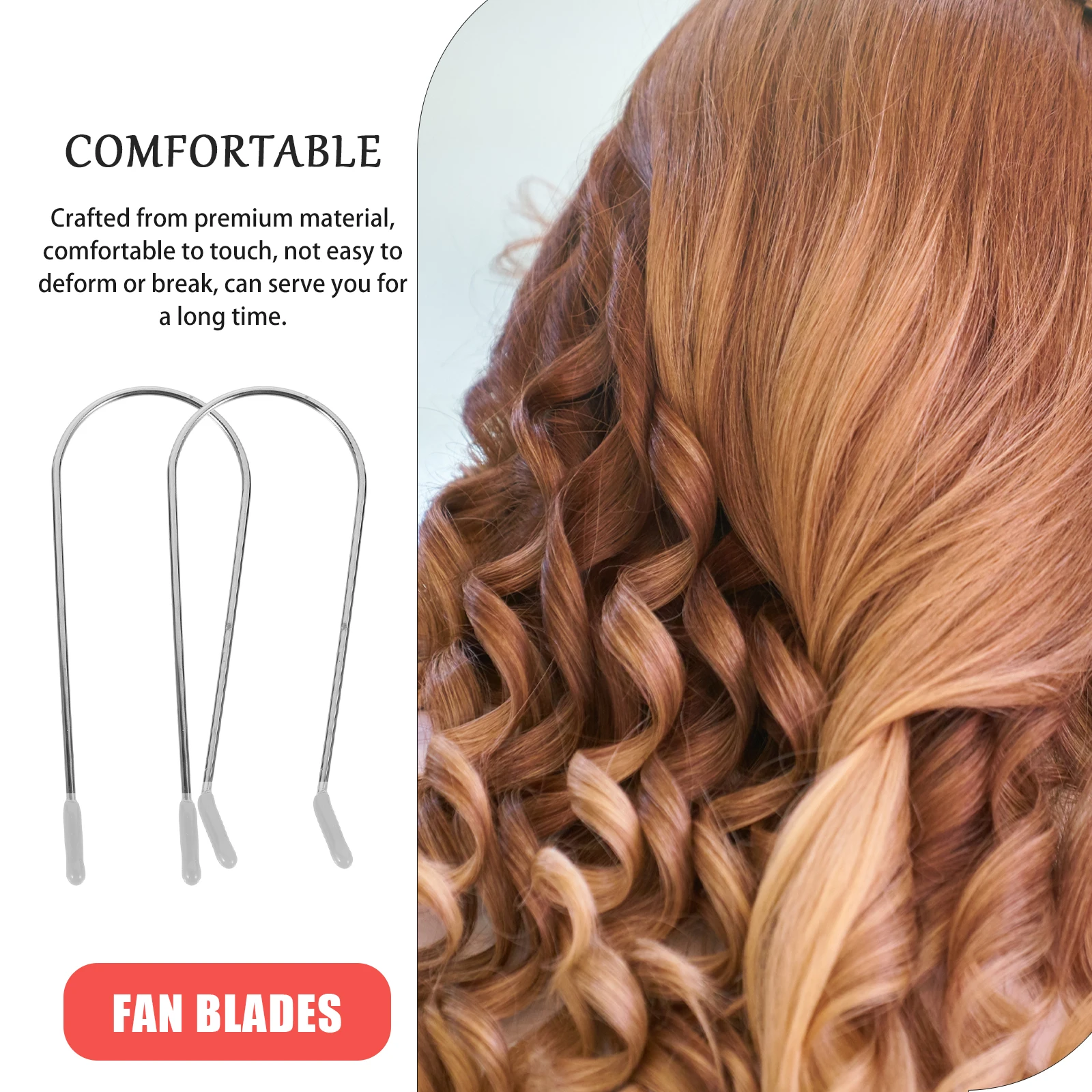 

16pcs Curler Clips Stainless Steel Hot Roller Securing Pins Replacement For Most Rollers Hair Styling Tools