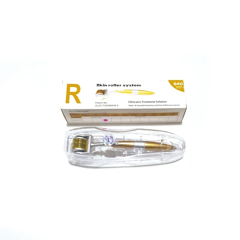 ZGTS Dermaroller DRS 540 Micro Needles Derma Roller Titanium Mezoroller Microneedle DR آلة القلم للعناية بالبشرة #5