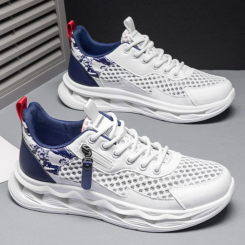 

Летние мужские тапочки, повседневная уличная пляжная обувь, сандалии, прогулочные шлепанцы, удобная модная легкая обувь, мужская обувь