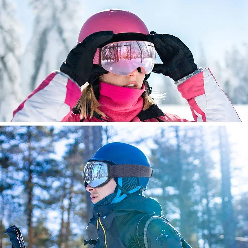 New Winter Ski Goggles Men Women Anti-fog Big Ski Mask UV400 Glasses Protection Skiing  Snow Snowboard Goggles