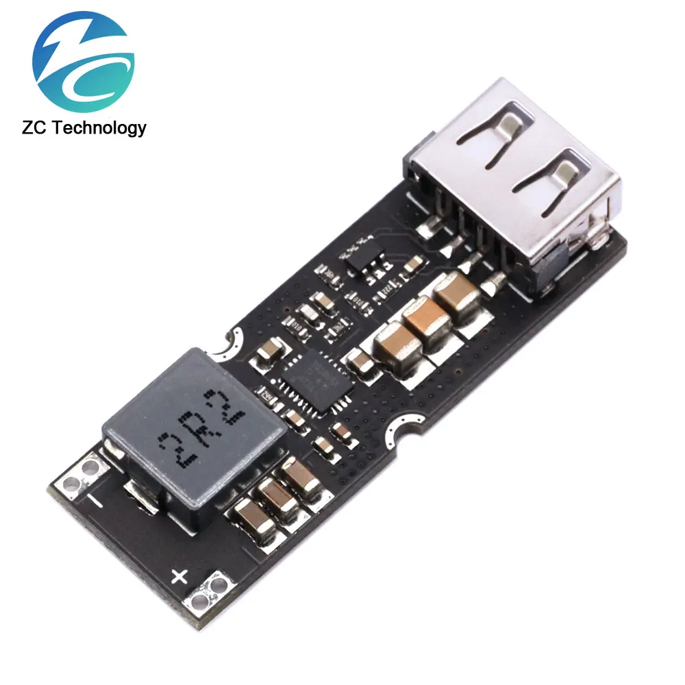 Single Cell Lithium Battery Boost Power Module Board 3.7V 4.2V Liter 5V 9V 12V USB Mobile Phone Fast Charge QC2.0 QC3.0 TPS61088