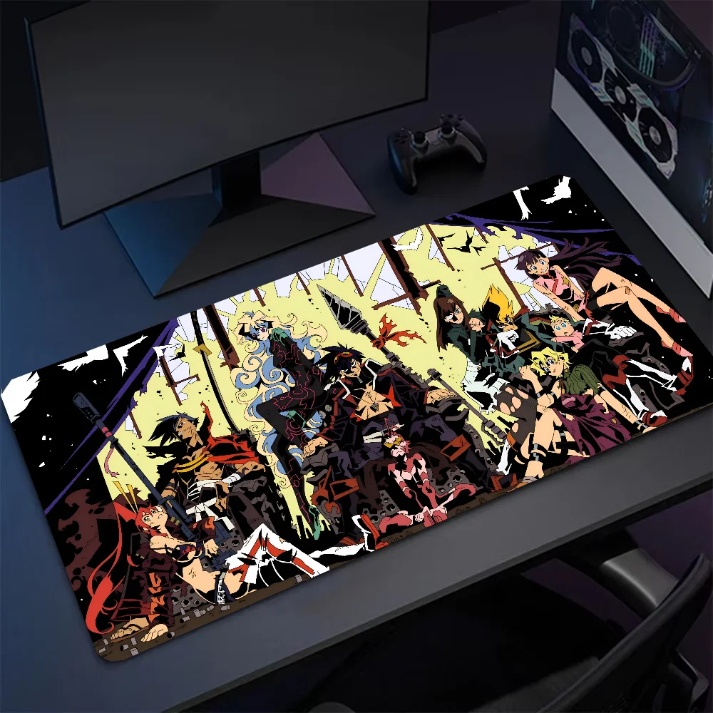 Anime Gurren Lagann Mousepad Mouse Mat Desk Mat With Pad Gaming Accessories Prime Gaming XXL Keyboard Pad Padding Mat