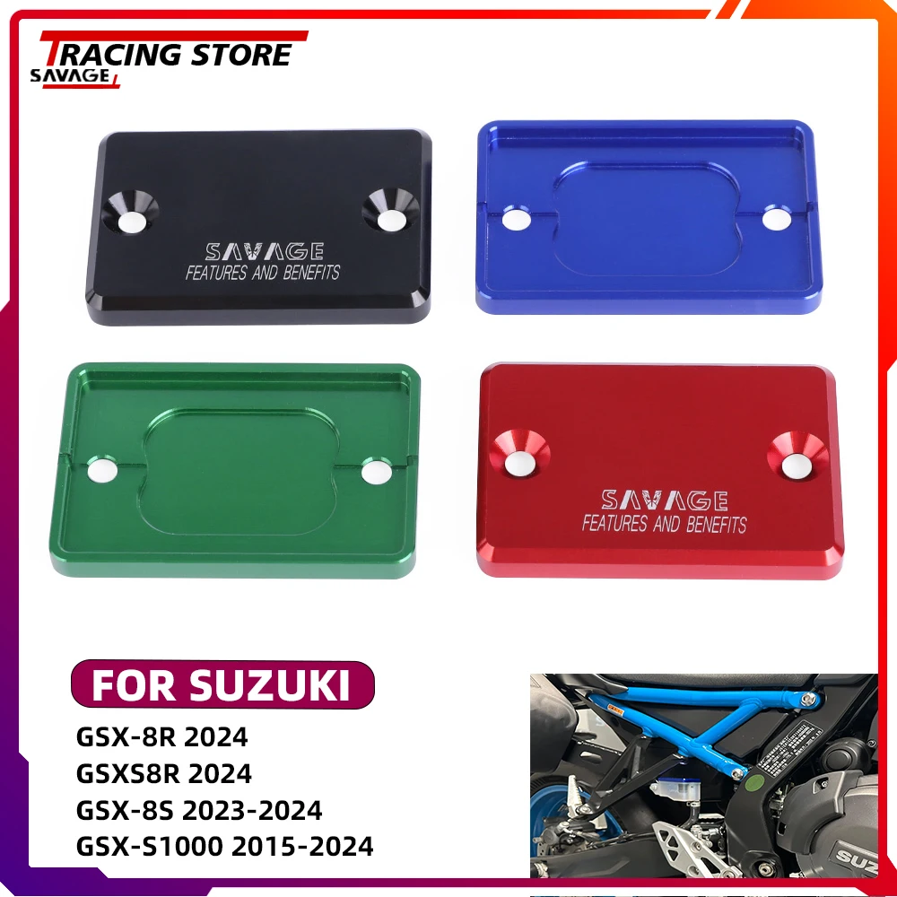 Rear Brake Master Cylinder Reservoir Cover For Suzuki GSX8R GSXS8R GSX8S GSX1300R Hayabusa 1300 GSXR GSX GSF GSXS 650 1000 DL650