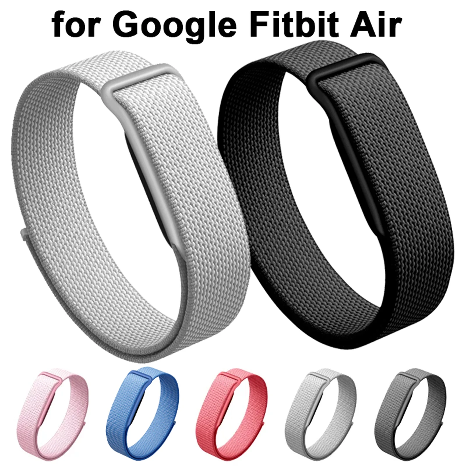 Nylonband für Fitbit Air, atmungsaktives geflochtenes Armband mit Schnalle, Ersatz-Uhrenarmbänder, Armband für Fitbit Air, Bandzubehör
