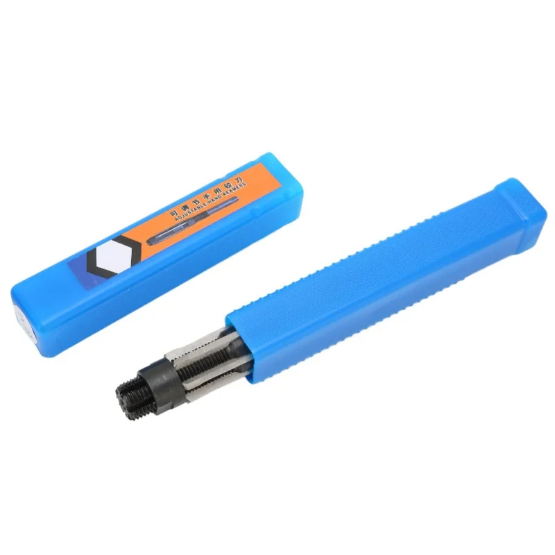 調整可能なリーマーハンドチャックツール、6枚刃、長さ64mm、9SiCr鋼、調整範囲21～23mm