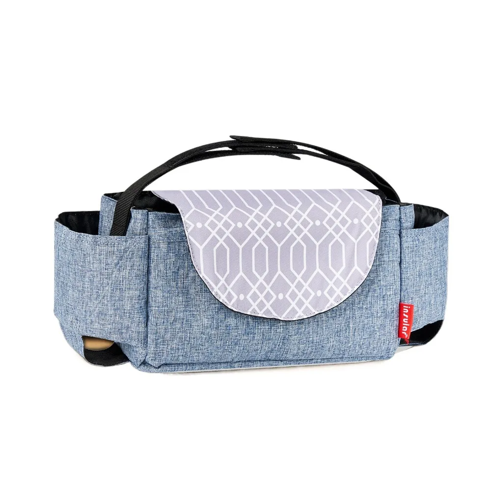 

Multifunctional Stroller Organizer Bag Bottle Holder Large Capacity Stroller Hanging Bag Mommy Bag Diaper Bag Pram Storage Bag