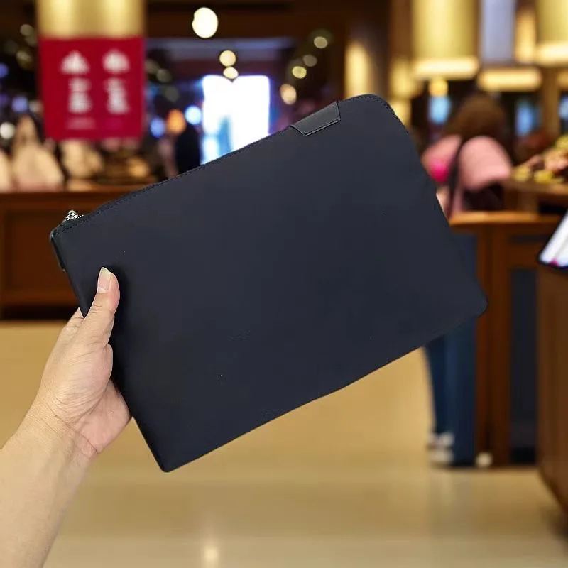

Business Clutch Bag for Men, Large Lightweight Document Folder Portfolio Organizer 6602024