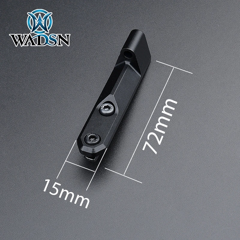 WADSN Inline Scout Light Pro Mount Base Surefir M340 M640 Flashlight Adjustable aluminum M-LOK KEYMOD Guide Airsoft Side Fold