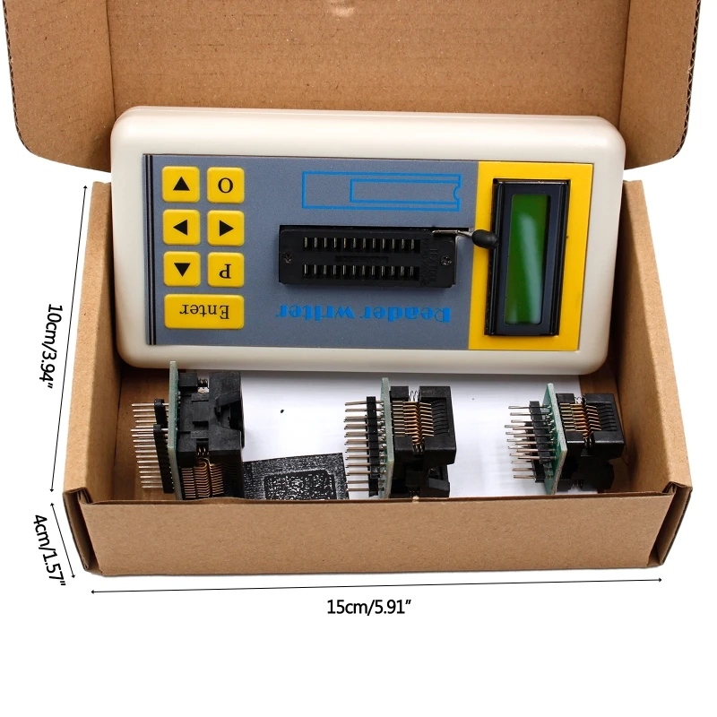 Multi-functional Integrated Circuit IC Tester Transistor Tester Meter Maintenance Tester, PNP NPN Detector 3.3/5.0V/Auto