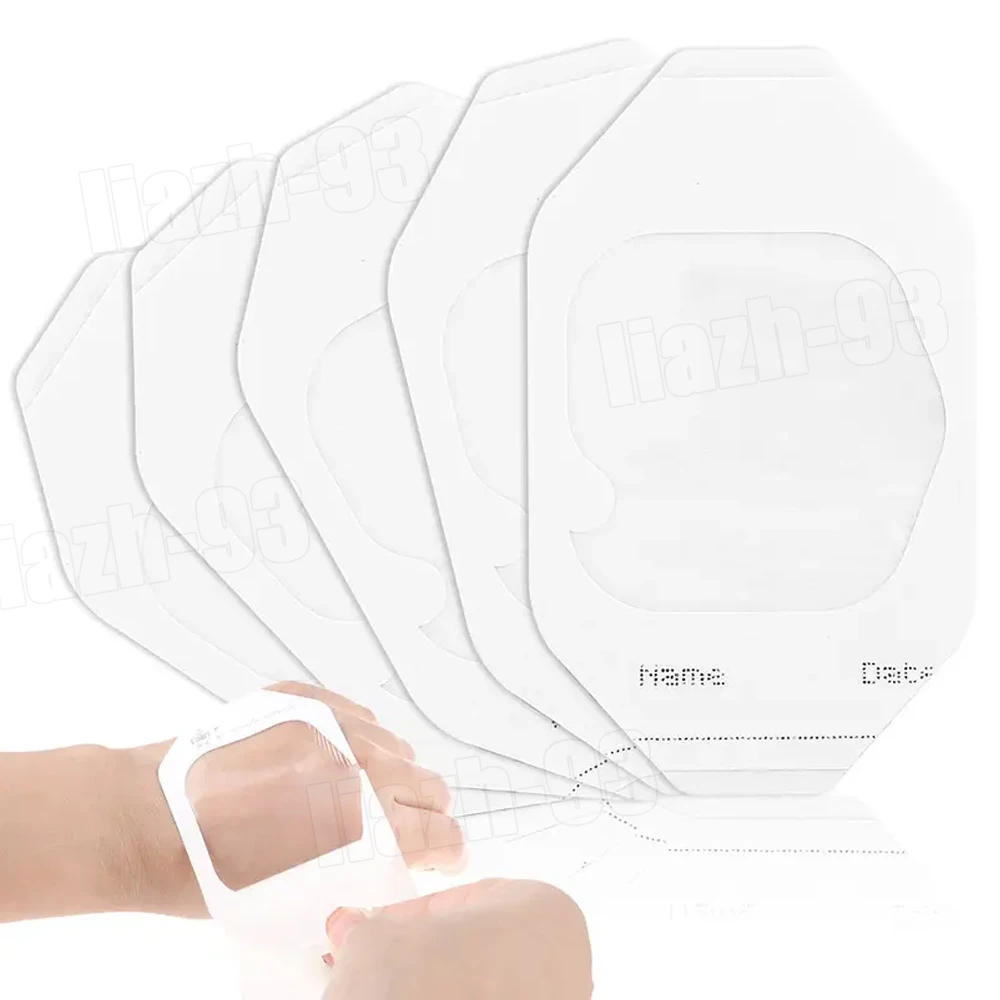 10-20 قطعة IV قنية ثابتة طبقة شفافة خلع الملابس مقاوم للماء الجرح ضمادة بقع لاصقة بعد الجراحة لا معقمة 6x7 سنتيمتر #4