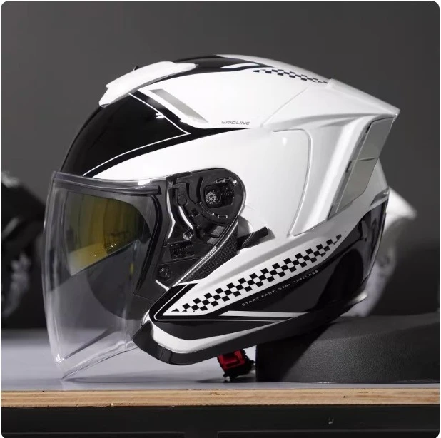 RYZEN RO-5 Motorcycle Helmet Men's Machine Women's Summer Three-quarter Helmet Locomotive Universal in All Seasons casco moto