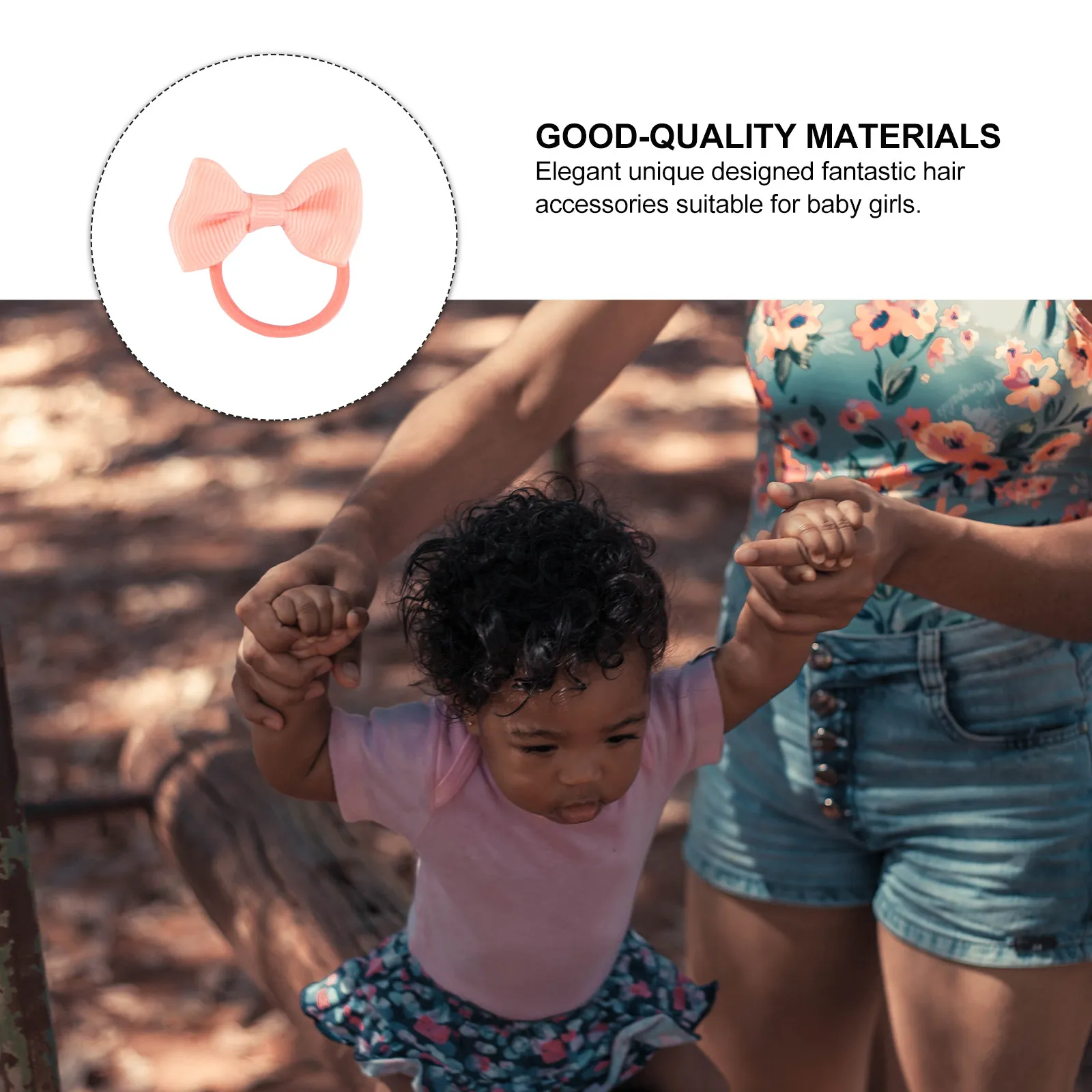 

18Pcs Infant Hair Accessories Cute Mini Bow Elastic Hair Bands Soft Rubber Tie for Babies Girls Ponytail Pigtail Daily Wear