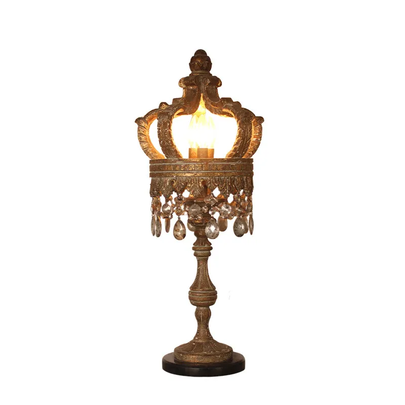 Retro Style Villa Hall Decorative Table Lamp Country Bed and Breakfast Entrance Living Room Hotel Atmosphere Lamp