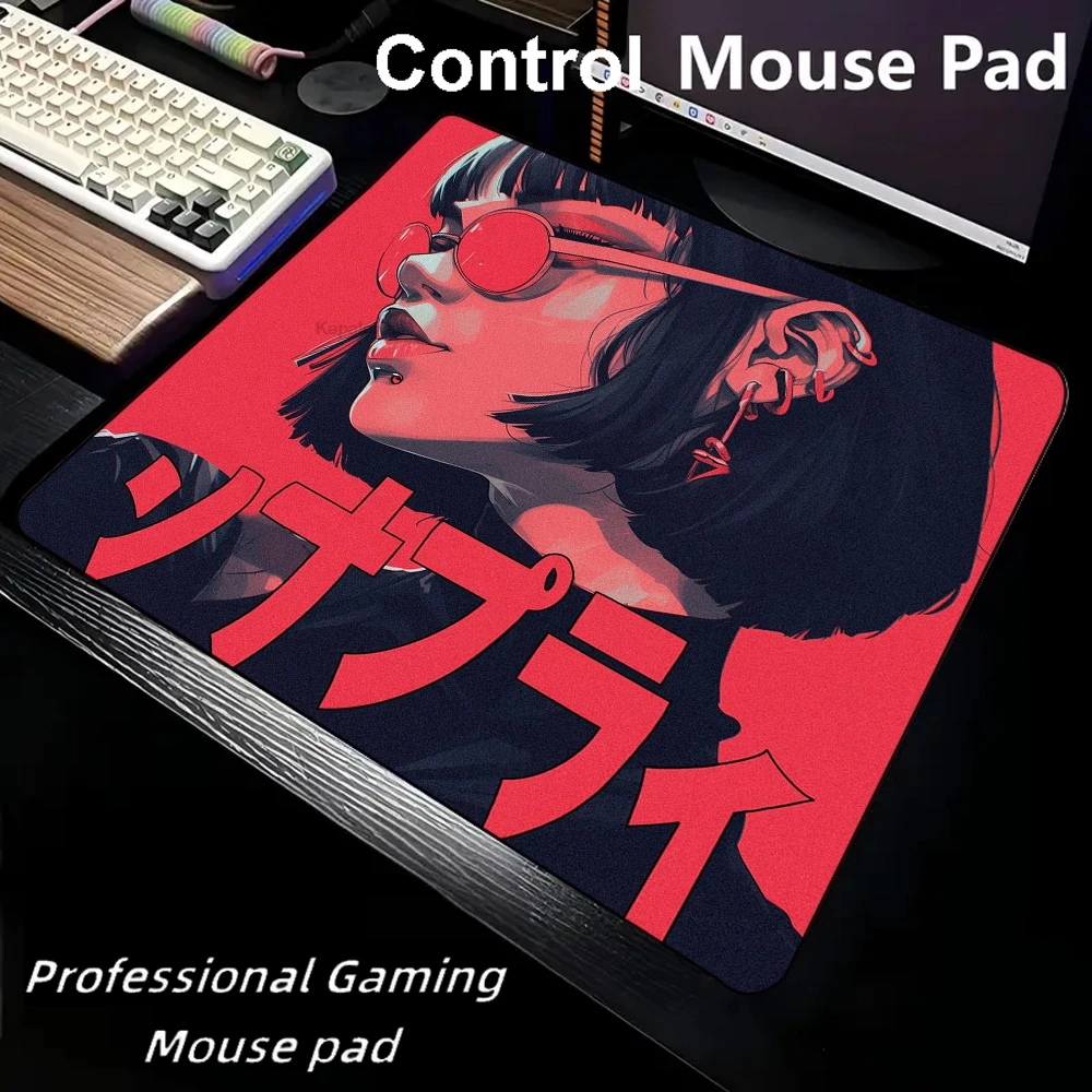 

Anime Girl Desk Mat 40x45cm Control Mouse Pad For Gaming Speed Mousepad Professional Keyboard Pads Computer Desk Protector Mat