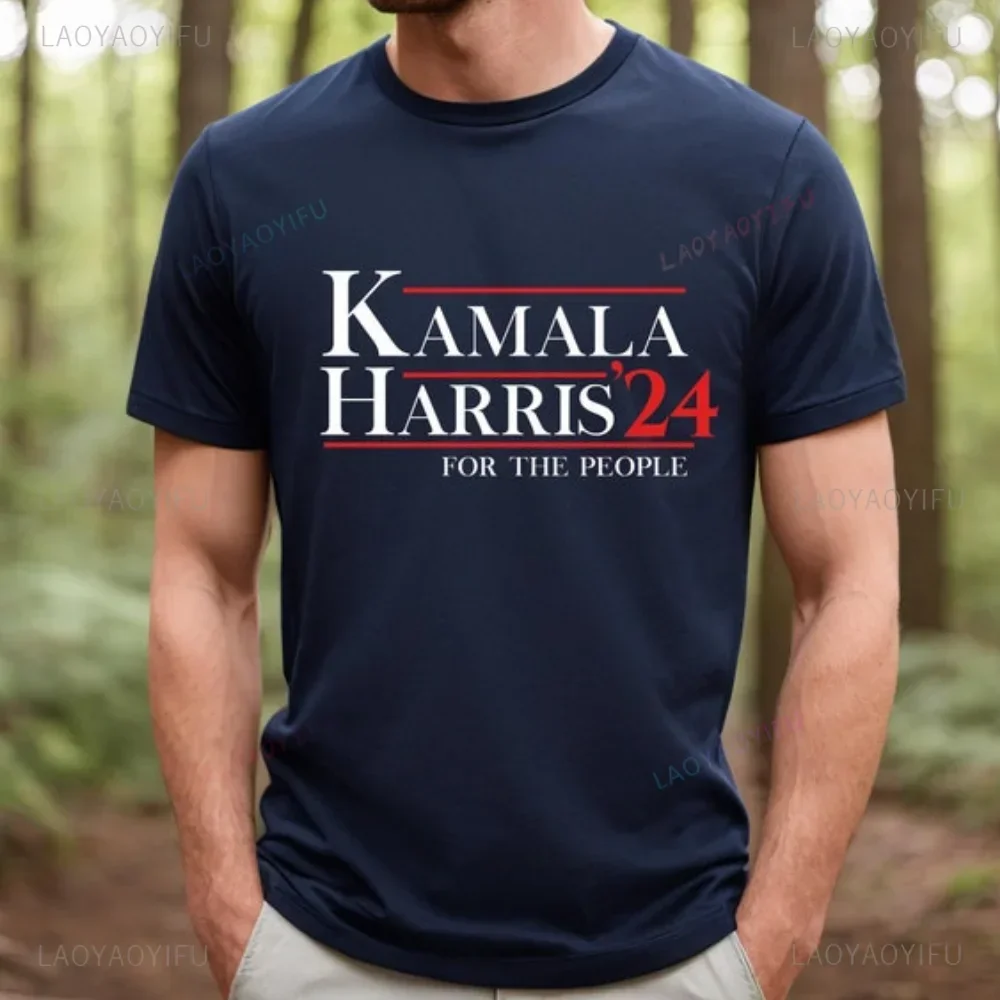 

Kamala Harris 24 for The People T-Shirt President Kamala Harris 2024 Shirt Madam President Kamala Harris Cotton Shirt Tops