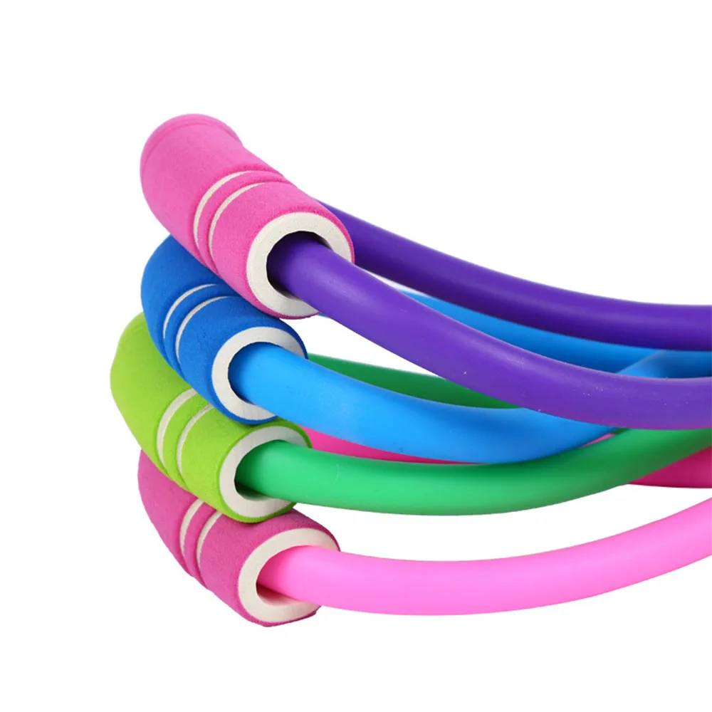 8 Shape Pull Rope Resistance Band Rubber with Foam Handles Stretch Elastic 8 Word Chest Expander Rope Yoga Exercising Fitness image 6