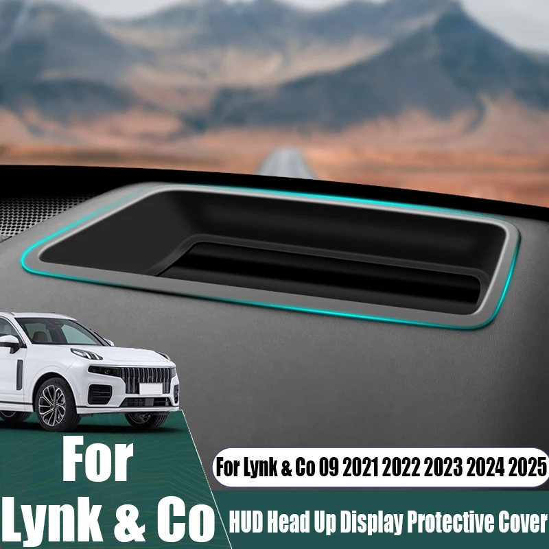 

Для Lynk & Co 09 2021 2022 2023 2024 2025 изогнутый HUD головной дисплей защитный чехол автомобильные аксессуары для украшения интерьера