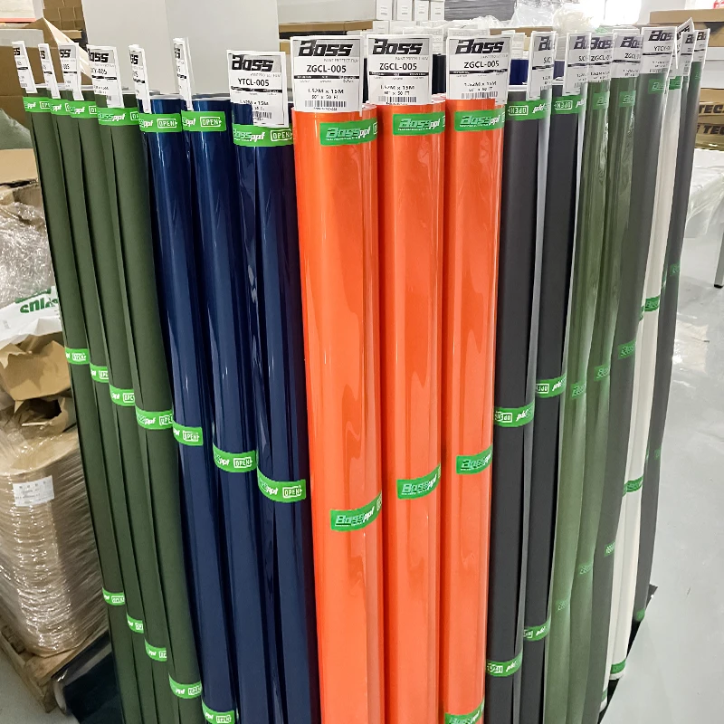 Satin Matte Black TPU PPF Garansi 8 Tahun Film Pelindung Cat Warna Self Healing Black Wrap untuk Mobil PPF