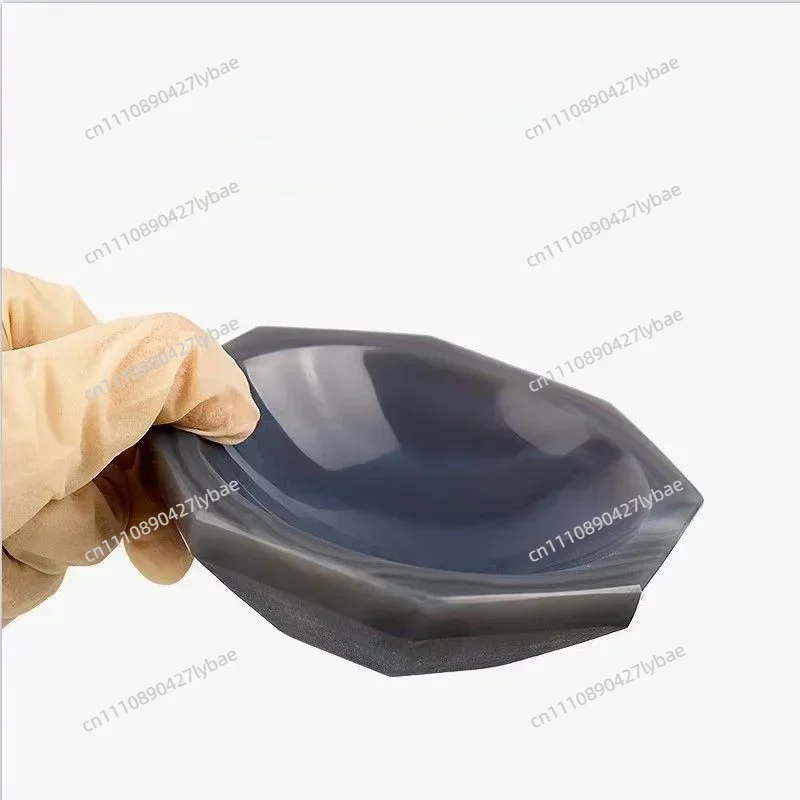30-130MM Laboratory Use Mortar And Pestle Natural Agate Mortar With Grinding Rod Spice Mills Mortar Grinding Tool