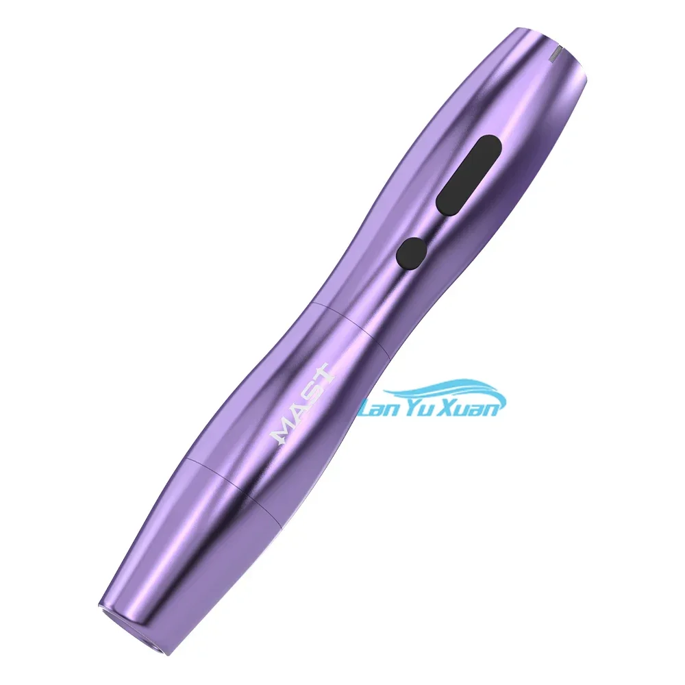 

Mast P20 Wireless Tattoo Machine Rotary Tattoo Gun Lightweight Digital Display Slim Frame for Women Aritst (1 battery- Purple)