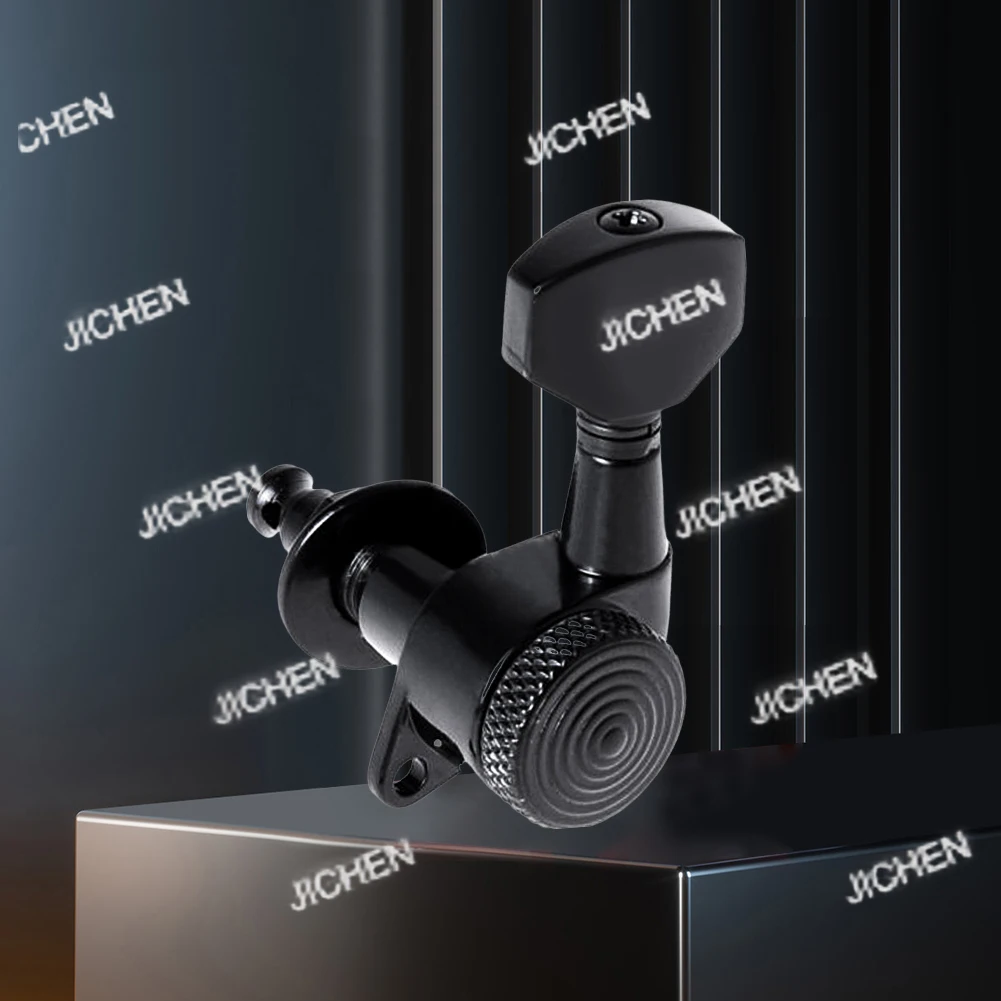 

Neu 6Pcs Guitar Locking Tuners for Acoustic and Electric Guitar Enhanced Stability Easy Installation Right Tuning Pegs