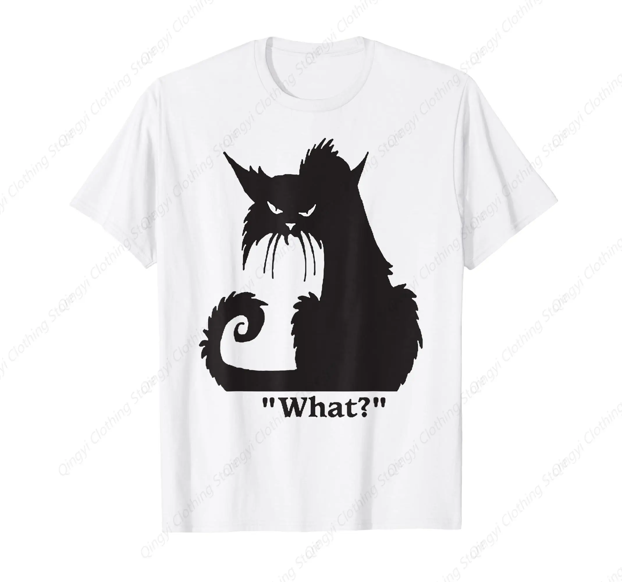 

Cat What Funny T-Shirt
