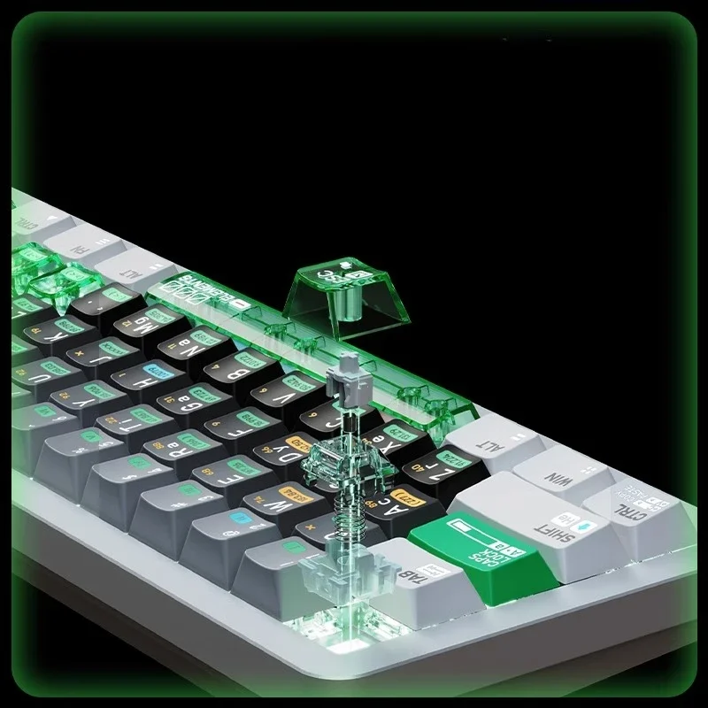 

VTER JEET65 Esports Magnetic Axis Mechanical Keyboard Hot Plug The Third Mock Examination Wireless Game Mechanical Keyboard