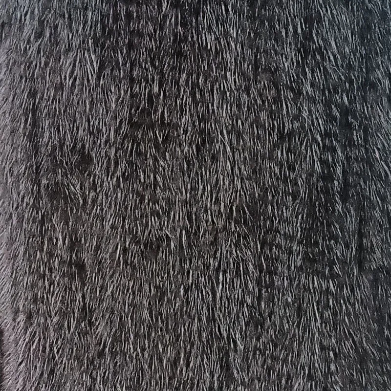 Women Knitted Real Mink Fur Poncho With Real Fox Fur Collar Female Luxury Genuine Fur Wrap