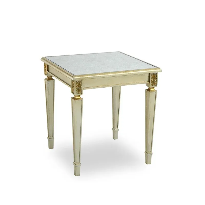 

Birch wood corner table living room sofa corner small coffee table